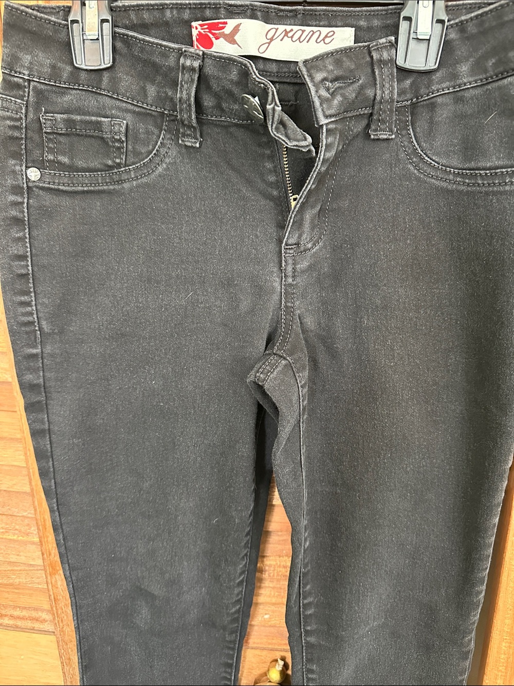 Grane Slim Black straight Jeans